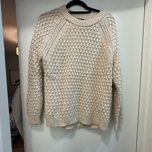 H&M Oversized Beige Knit Sweater